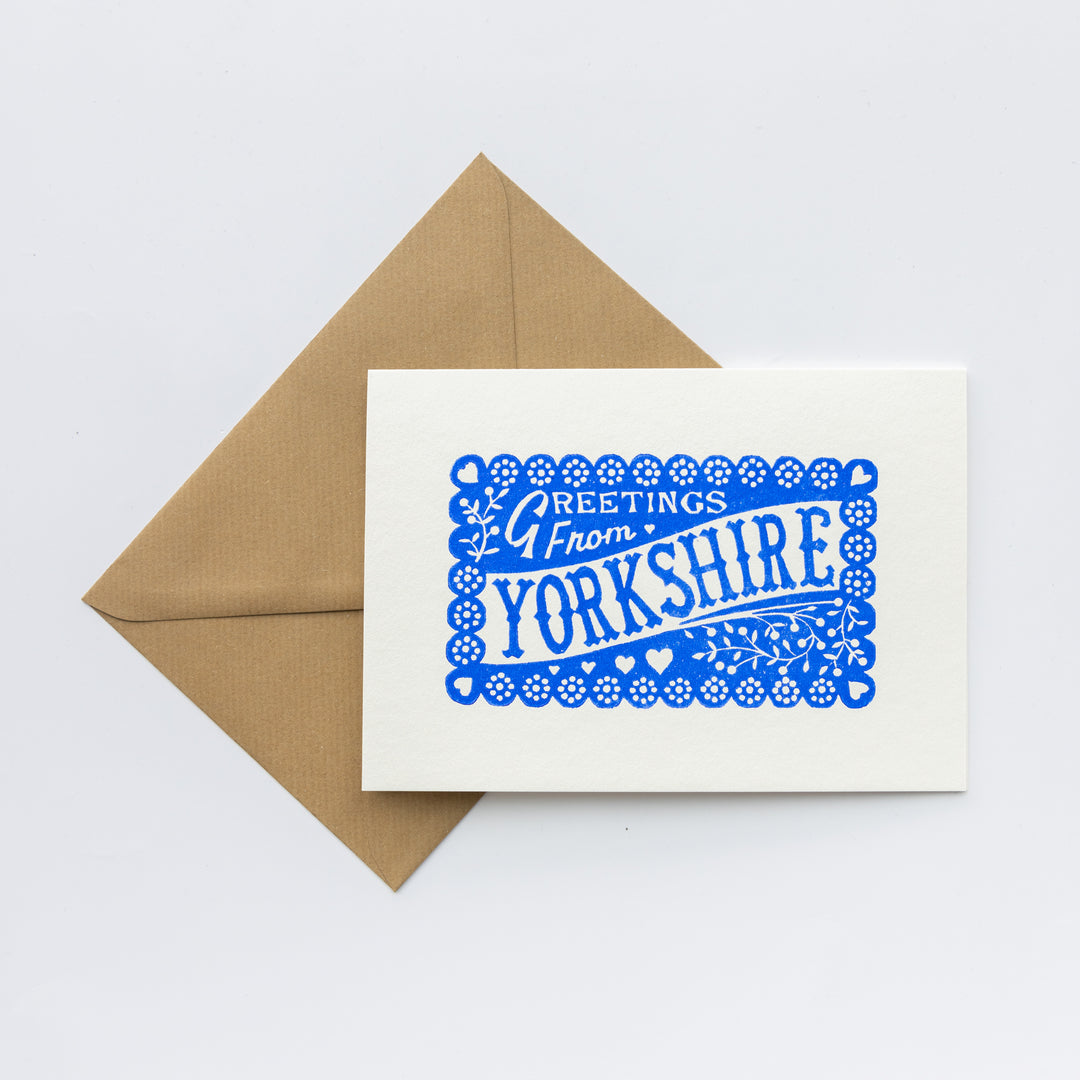 Yorkshire Greeting GC Pressed and Folded