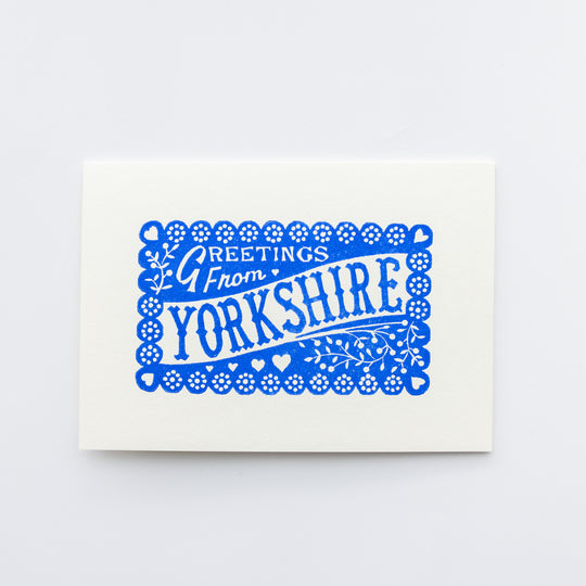 Yorkshire Greeting GC Pressed and Folded