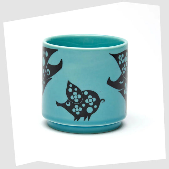 Hornsea Mug Pig Family Teal