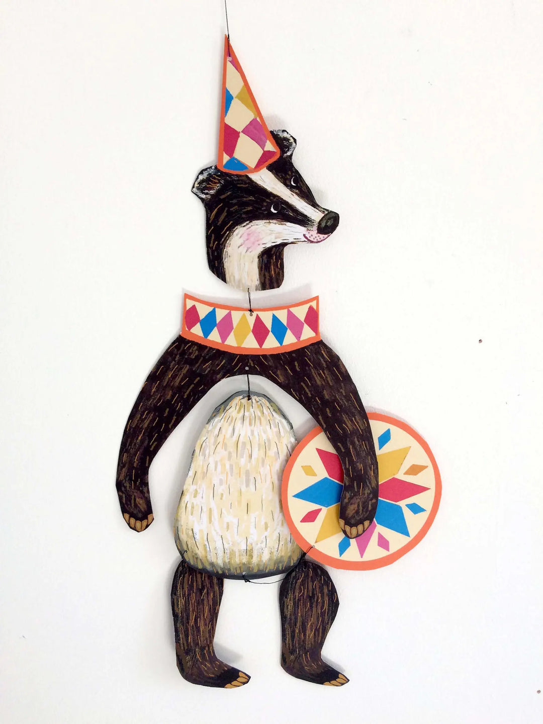 Circus Badger Mobile by Wini Tapp