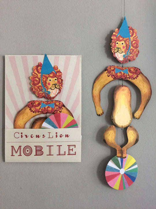 Circus Lion Mobile by Wini Tapp