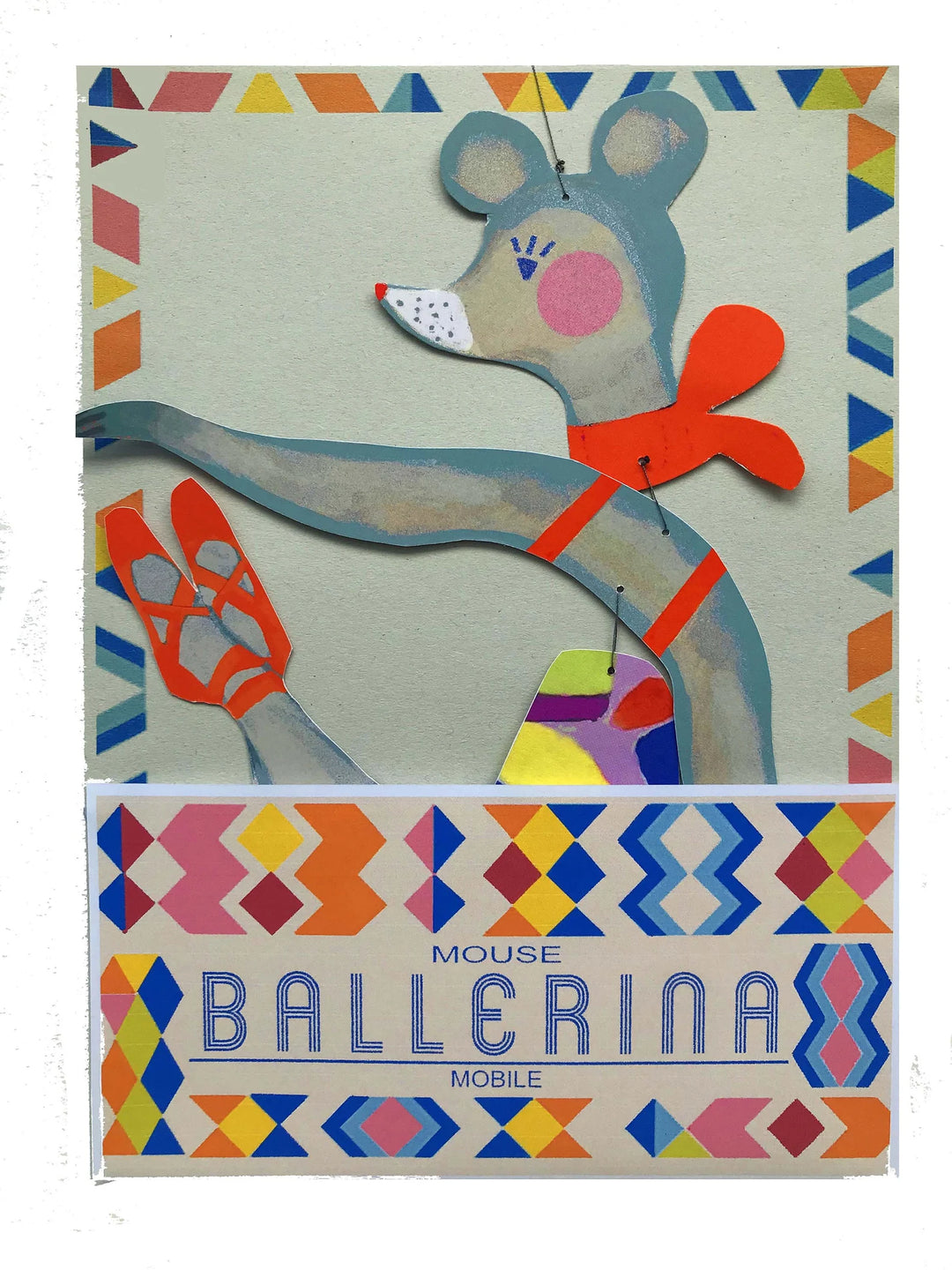 Mouse Ballerina Mobile by Wini Tapp