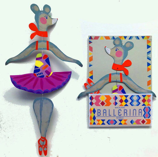 Mouse Ballerina Mobile by Wini Tapp