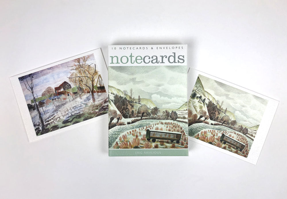 New Year Snow / Jan Notecard set