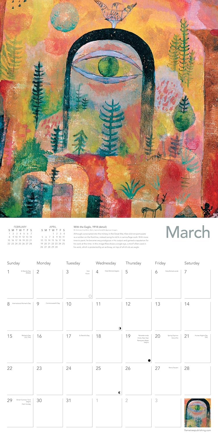 2026 Paul Klee Calendar