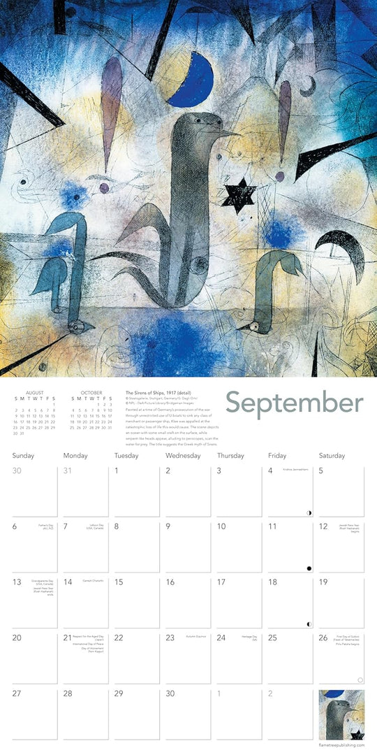 2026 Paul Klee Calendar
