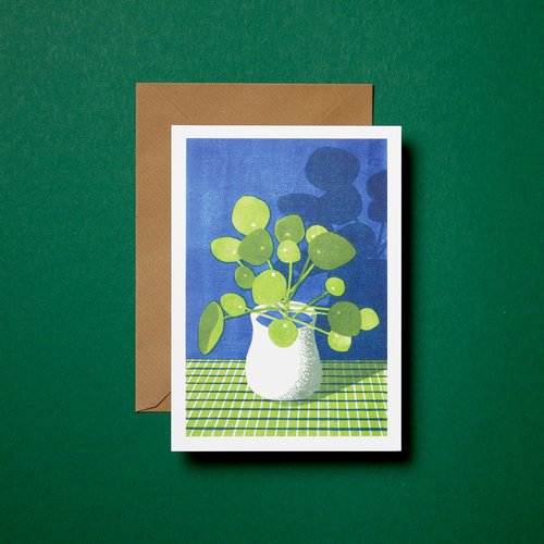 Pilea Greetings Card