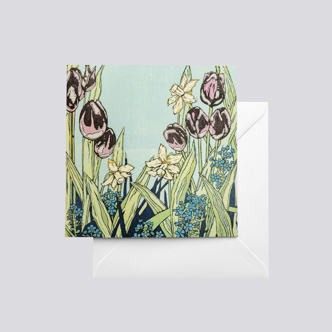 Rachel Knowles 'Spring in the Hepworth Wakefield Garden' Greetings Card