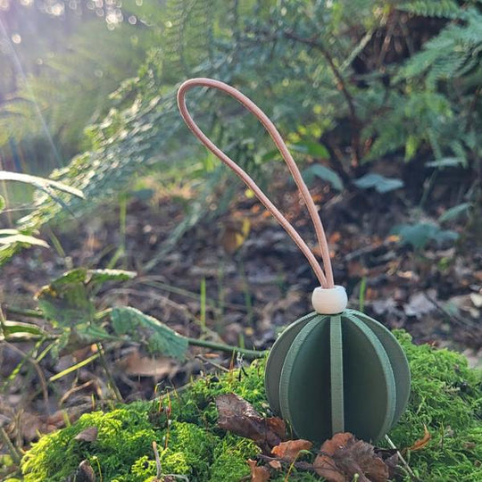 Round 3D print bauble by Will Sharp