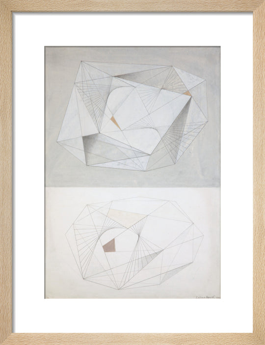Barbara Hepworth, Forms (Brown, Grey and White), 1941