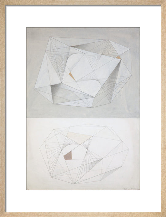 Barbara Hepworth, Forms (Brown, Grey and White), 1941