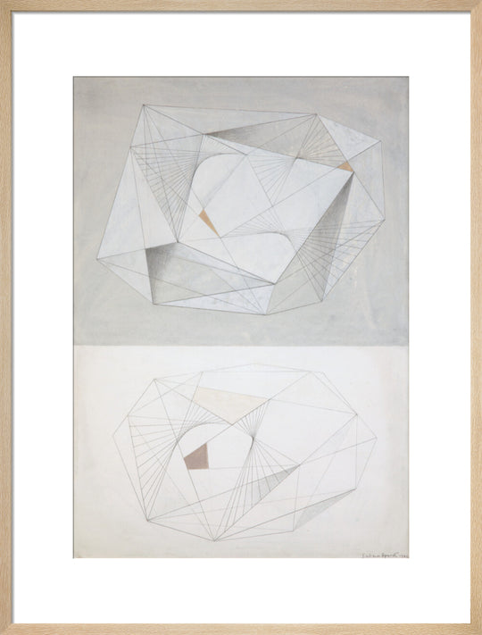 Barbara Hepworth, Forms (Brown, Grey and White), 1941