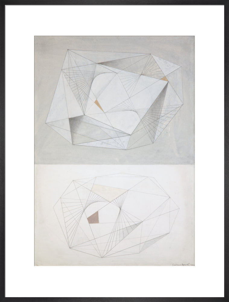 Barbara Hepworth, Forms (Brown, Grey and White), 1941