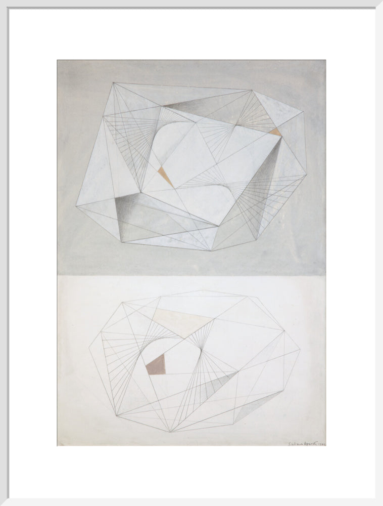 Barbara Hepworth, Forms (Brown, Grey and White), 1941