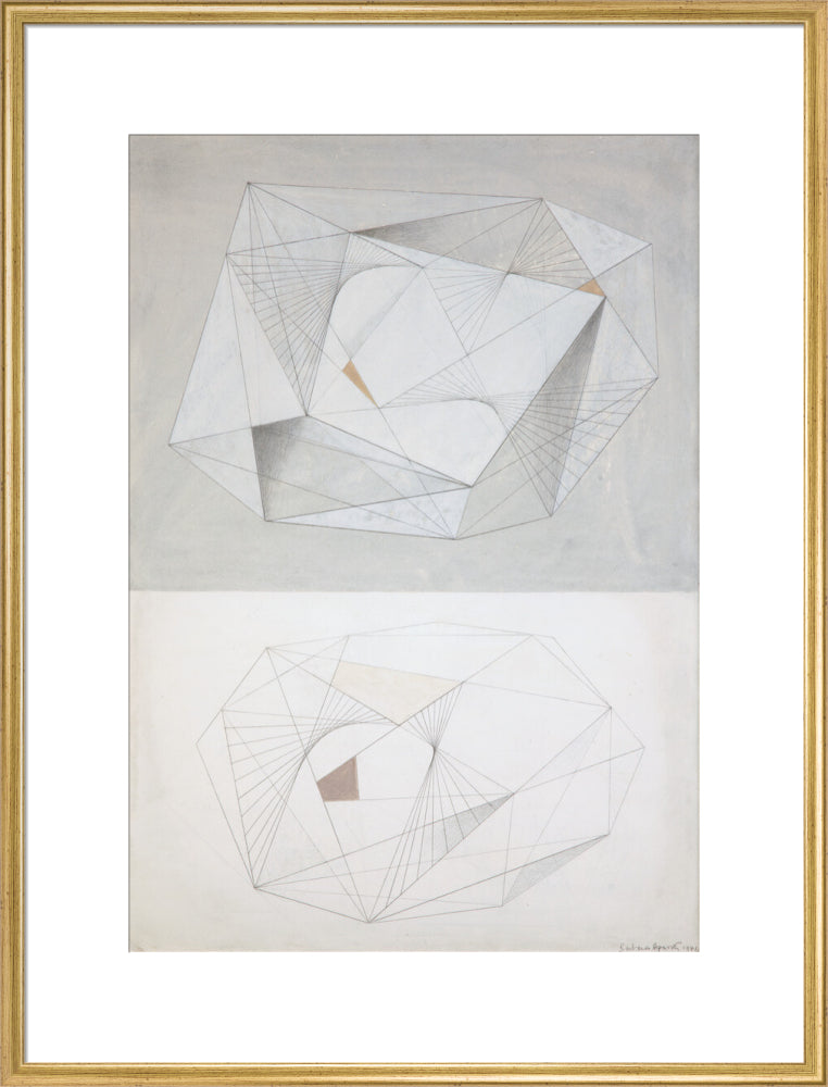 Barbara Hepworth, Forms (Brown, Grey and White), 1941