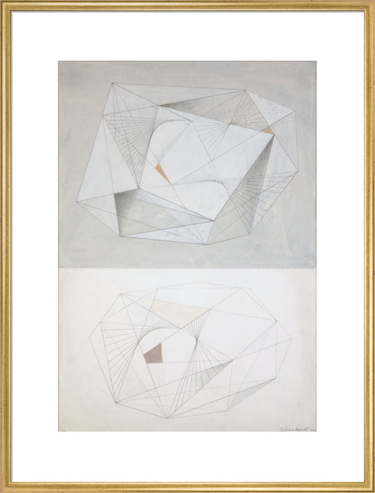 Barbara Hepworth, Forms (Brown, Grey and White), 1941