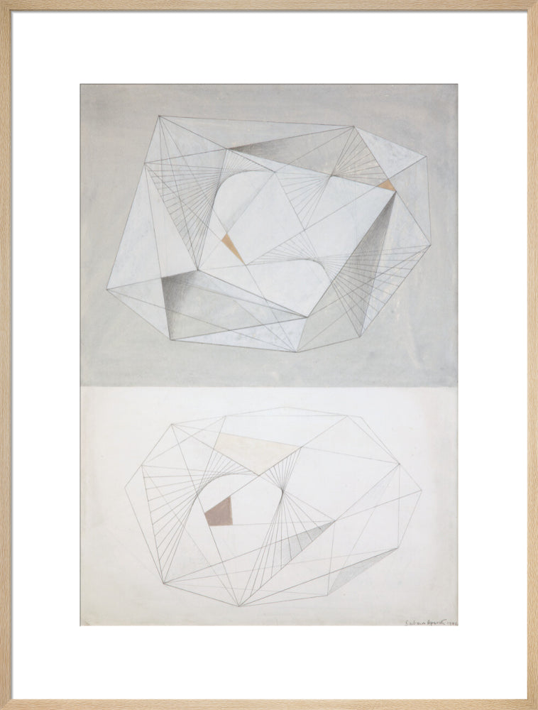 Barbara Hepworth, Forms (Brown, Grey and White), 1941