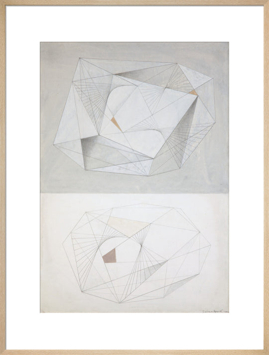 Barbara Hepworth, Forms (Brown, Grey and White), 1941