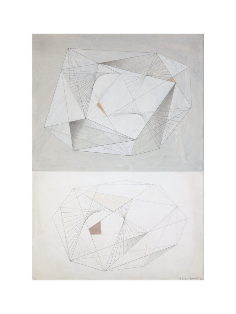 Barbara Hepworth, Forms (Brown, Grey and White), 1941