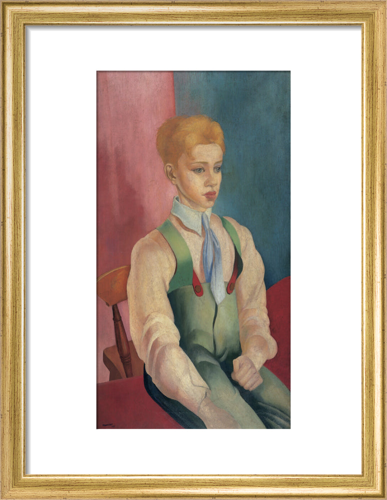 Bernard Meninsky, Portrait of a Boy, 1917