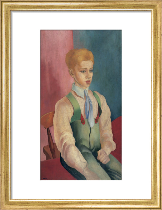 Bernard Meninsky, Portrait of a Boy, 1917