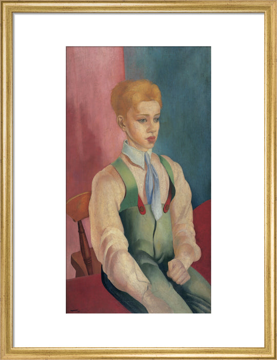 Bernard Meninsky, Portrait of a Boy, 1917