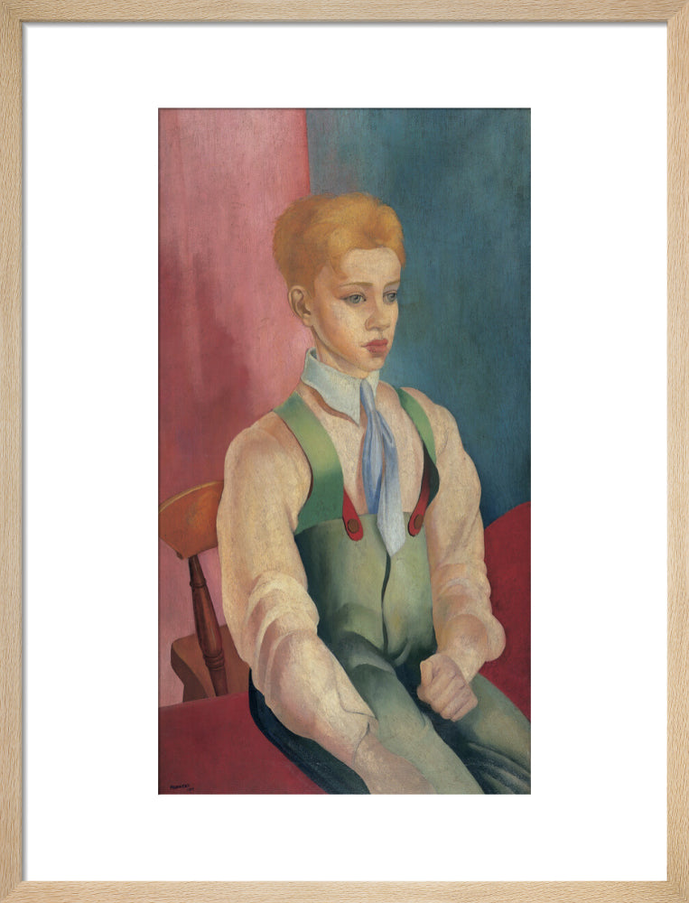Bernard Meninsky, Portrait of a Boy, 1917