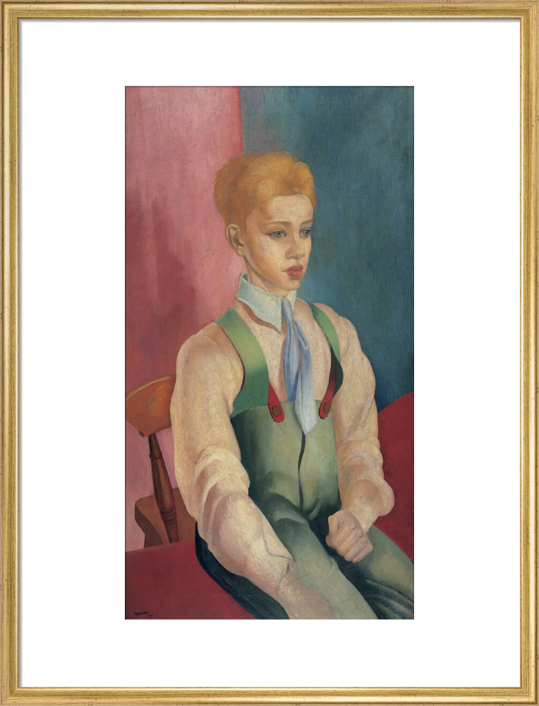 Bernard Meninsky, Portrait of a Boy, 1917