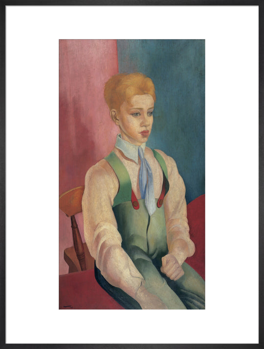 Bernard Meninsky, Portrait of a Boy, 1917