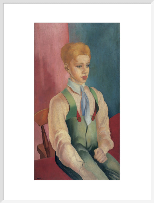 Bernard Meninsky, Portrait of a Boy, 1917