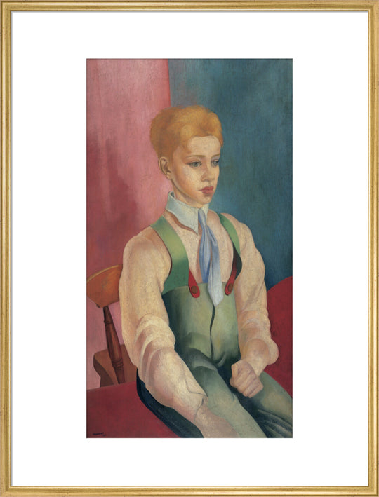 Bernard Meninsky, Portrait of a Boy, 1917