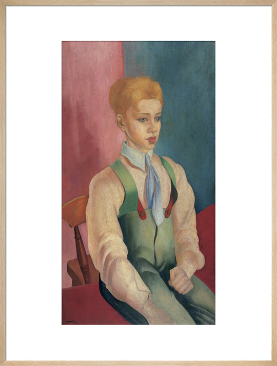 Bernard Meninsky, Portrait of a Boy, 1917