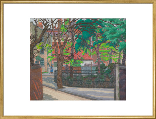 Charles Ginner, Pond Square, Highgate, 1932