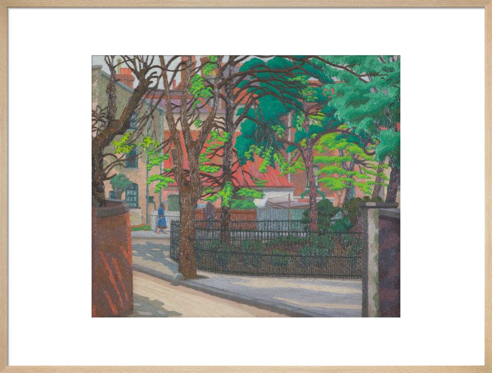 Charles Ginner, Pond Square, Highgate, 1932