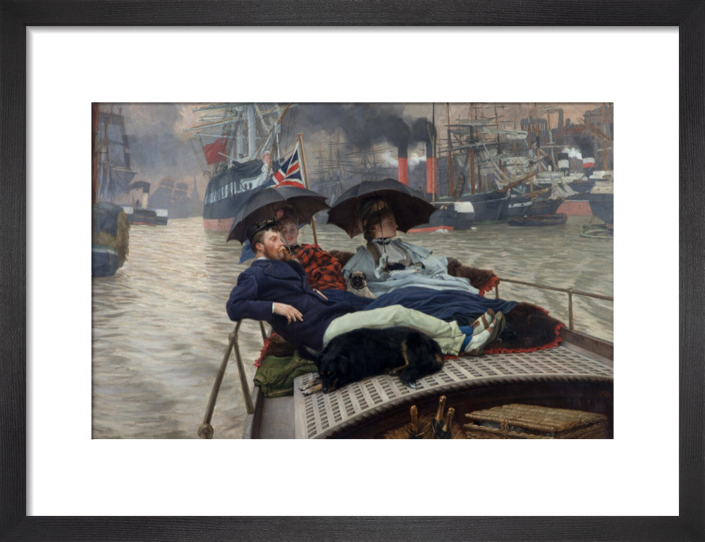 James Tissot, On the Thames (Oh How Happy I Could Be with Either?), c. 1876