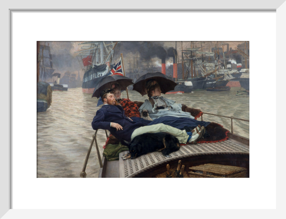 James Tissot, On the Thames (Oh How Happy I Could Be with Either?), c. 1876