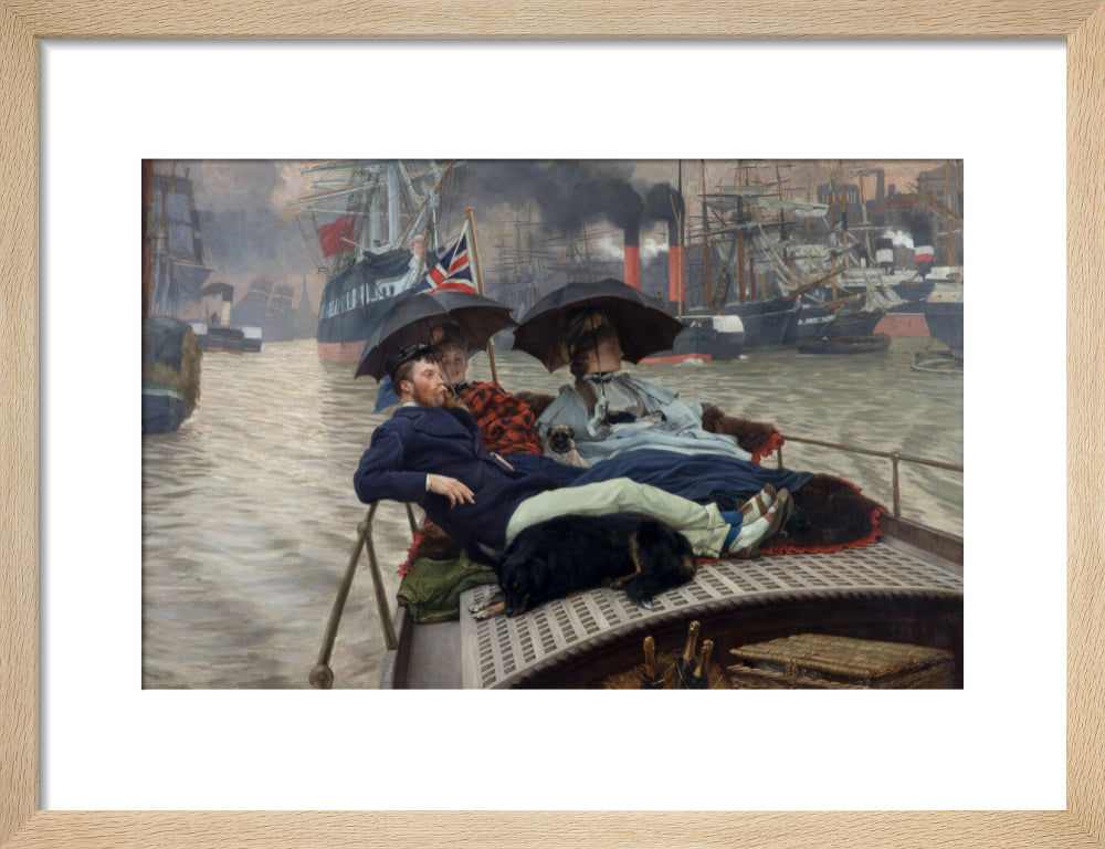 James Tissot, On the Thames (Oh How Happy I Could Be with Either?), c. 1876
