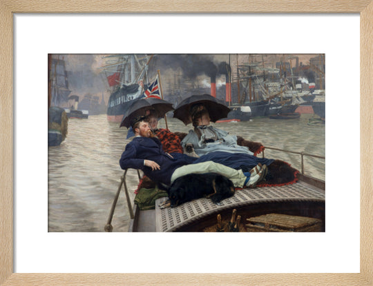 James Tissot, On the Thames (Oh How Happy I Could Be with Either?), c. 1876