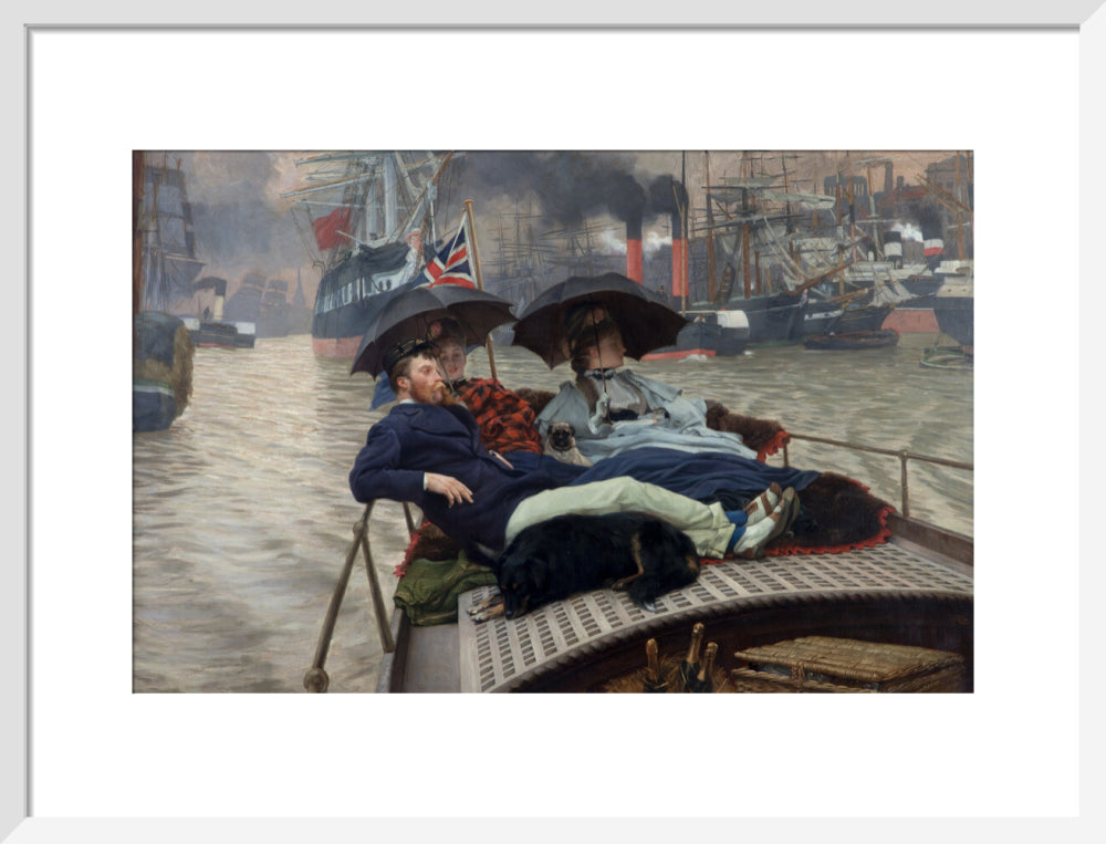 James Tissot, On the Thames (Oh How Happy I Could Be with Either?), c. 1876