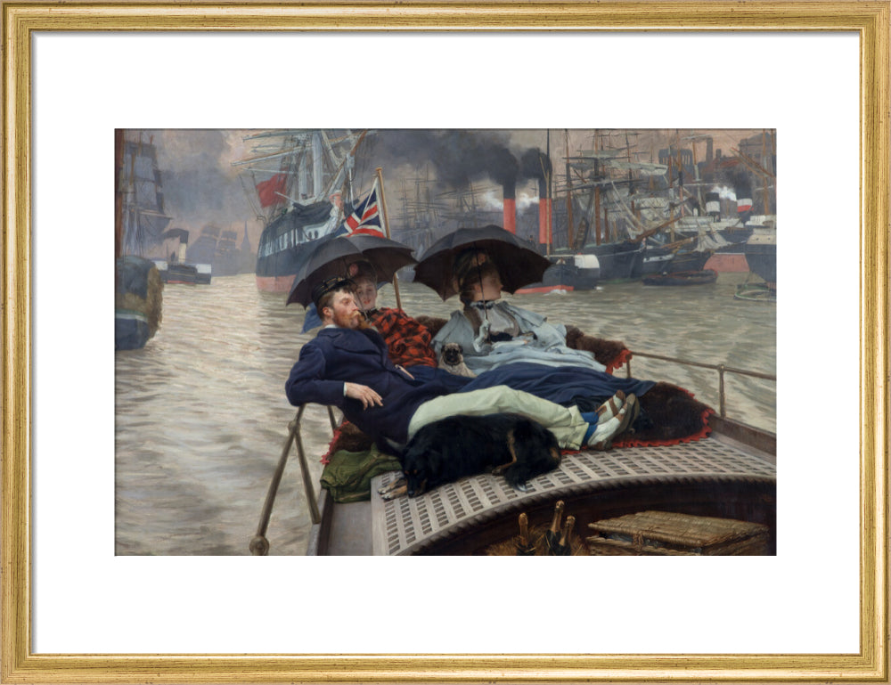 James Tissot, On the Thames (Oh How Happy I Could Be with Either?), c. 1876