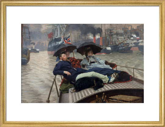 James Tissot, On the Thames (Oh How Happy I Could Be with Either?), c. 1876