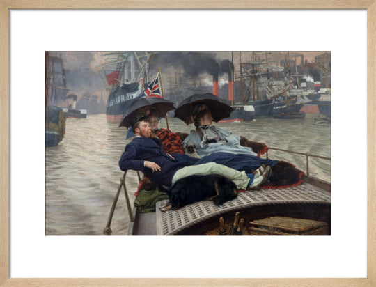 James Tissot, On the Thames (Oh How Happy I Could Be with Either?), c. 1876