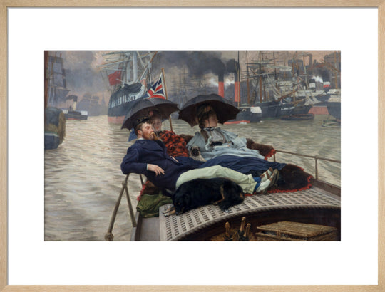 James Tissot, On the Thames (Oh How Happy I Could Be with Either?), c. 1876