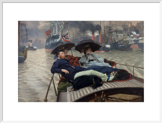 James Tissot, On the Thames (Oh How Happy I Could Be with Either?), c. 1876