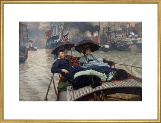James Tissot, On the Thames (Oh How Happy I Could Be with Either?), c. 1876