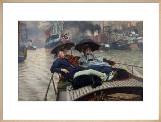 James Tissot, On the Thames (Oh How Happy I Could Be with Either?), c. 1876