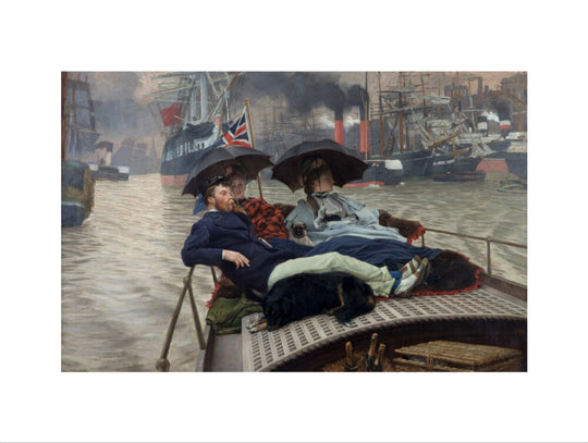 James Tissot, On the Thames (Oh How Happy I Could Be with Either?), c. 1876