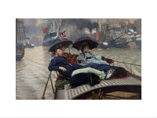 James Tissot, On the Thames (Oh How Happy I Could Be with Either?), c. 1876