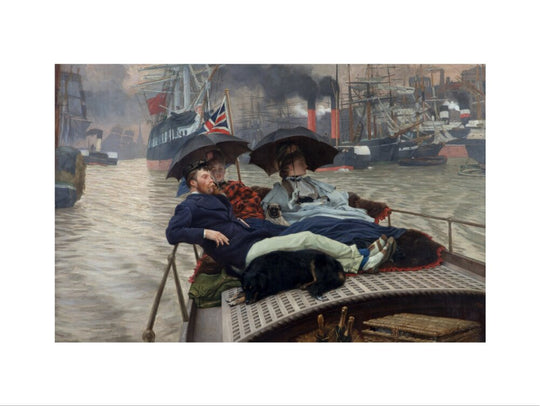 James Tissot, On the Thames (Oh How Happy I Could Be with Either?), c. 1876