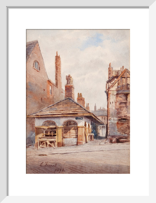 Louisa Fennell, Shambles Meat Market, Bull Ring, Wakefield, 1898